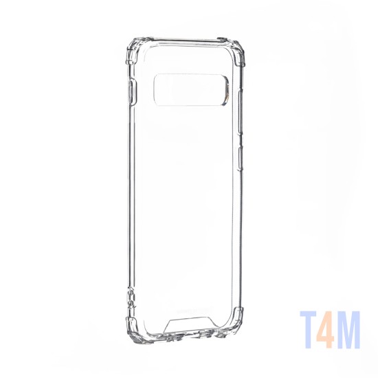 Silicone Hard Corners Case for Samsung S10/G973 Transparent